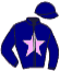 casaque portée par Ferreira N. jockey du cheval de course RIM FIRE, information pmu ZETURF
