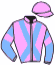 casaque portée par Chesneau A. jockey du cheval de course QUICK DADDY, information pmu ZETURF