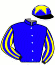 casaque portée par Reveley J. jockey du cheval de course COLWINSTON, information pmu ZETURF