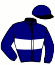 casaque portée par De Giles F. jockey du cheval de course CAPBELLO DINO, information pmu ZETURF casaque portée par De Giles F. jockey du cheval de course CAPBELLO DINO, information pmu ZETURF
