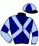 casaque portée par Gauffenic N. jockey du cheval de course INVITE DE MARQUE, information pmu ZETURF