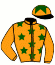 casaque portée par Dubourg K. jockey du cheval de course AUTHENTIQUE COTTE, information pmu ZETURF