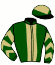 casaque portée par Zuliani L. jockey du cheval de course SPES ENERGIBUCK'S, information pmu ZETURF