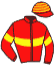 casaque portée par Duchene Med. jockey du cheval de course GUMPCHOP, information pmu ZETURF