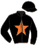 casaque portée par Piccone T. jockey du cheval de course KING OF BAVARIA, information pmu ZETURF