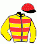 casaque portée par Forest M. jockey du cheval de course WARELIA, information pmu ZETURF casaque portée par Forest M. jockey du cheval de course WARELIA, information pmu ZETURF