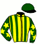casaque portée par Besnier H. jockey du cheval de course IRISH DU GOUET, information pmu ZETURF casaque portée par Besnier H. jockey du cheval de course IRISH DU GOUET, information pmu ZETURF