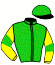 casaque portée par Molins Mme Amb. jockey du cheval de course SANTURIN, information pmu ZETURF casaque portée par Molins Mme Amb. jockey du cheval de course SANTURIN, information pmu ZETURF