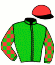 casaque portée par Crastus A. jockey du cheval de course GAMBIA SUN, information pmu ZETURF casaque portée par Crastus A. jockey du cheval de course GAMBIA SUN, information pmu ZETURF