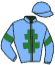 casaque portée par Crublet E. jockey du cheval de course TANTE JAJA, information pmu ZETURF casaque portée par Crublet E. jockey du cheval de course TANTE JAJA, information pmu ZETURF
