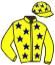 casaque portée par Piccone T. jockey du cheval de course NICE DREAM, information pmu ZETURF casaque portée par Piccone T. jockey du cheval de course NICE DREAM, information pmu ZETURF
