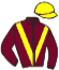 casaque portée par Mescam D. jockey du cheval de course IORANA VALLIS, information pmu ZETURF casaque portée par Mescam D. jockey du cheval de course IORANA VALLIS, information pmu ZETURF
