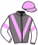 casaque portée par Valle Skar Mlle F. jockey du cheval de course LOUIS DEUX, information pmu ZETURF