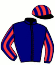 casaque portée par Guyon M. jockey du cheval de course FLAME D'AMOUR, information pmu ZETURF