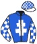 casaque portée par Sias Gio. jockey du cheval de course WHILAND, information pmu ZETURF