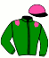 casaque portée par Crastus A. jockey du cheval de course VEGA, information pmu ZETURF
