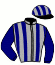 casaque portée par Mayeur R. jockey du cheval de course KOKTAIL BRESILIEN, information pmu ZETURF