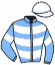 casaque portée par Reveley J. jockey du cheval de course HASARD DE BRION, information pmu ZETURF
