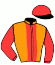 casaque portée par Lecoq Mme Lou A. jockey du cheval de course HOLD UP IDEF, information pmu ZETURF
