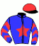 casaque portée par Renaudin Mlle A. jockey du cheval de course FORREST DU ROCHEL, information pmu ZETURF