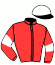 casaque portée par Neveu Jea. F. jockey du cheval de course GOLDY MALGRE TOUT, information pmu ZETURF