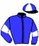 casaque portée par Divare P. jockey du cheval de course FLYNN HEROLD, information pmu ZETURF