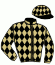 casaque portée par Boudou O. jockey du cheval de course JACKPOT PECE, information pmu ZETURF