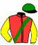 casaque portée par Raulline Emil. jockey du cheval de course ISIS D'ERAH, information pmu ZETURF