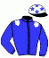 casaque portée par Stoehr D. jockey du cheval de course GIANT MADRIK, information pmu ZETURF