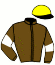 casaque portée par Desmigneux F. jockey du cheval de course KELFLORA BELLA, information pmu ZETURF