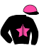 casaque portée par Monaco M. jockey du cheval de course JASMINE DES FLOTS, information pmu ZETURF
