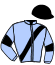 casaque portée par Raffin E. jockey du cheval de course IRRESISTIBLE GABY, information pmu ZETURF casaque portée par Raffin E. jockey du cheval de course IRRESISTIBLE GABY, information pmu ZETURF