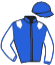 casaque portée par Prat M. jockey du cheval de course HACKER MESLOIS, information pmu ZETURF