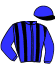 casaque portée par Bachelot T. jockey du cheval de course INTENSEMENT (AQ), information pmu ZETURF