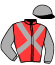 casaque portée par Koenig F. X. jockey du cheval de course HERCULE DES SABLES (FR), information pmu ZETURF