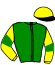 casaque portée par Cypria Mat. jockey du cheval de course STRING QUARTET (FR), information pmu ZETURF