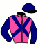 casaque portée par Rousset Y. jockey du cheval de course LUNATICOS (FR), information pmu ZETURF