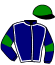 casaque portée par Guerineau F. jockey du cheval de course IDEE MENCOURT, information pmu ZETURF