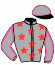casaque portée par Pacaud P. jockey du cheval de course INEDITE SMART, information pmu ZETURF