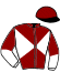 casaque portée par Cypria Mat. jockey du cheval de course PATRICK, information pmu ZETURF