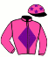 casaque portée par Roussel Ale. jockey du cheval de course LE GARDOLOT, information pmu ZETURF