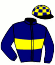 casaque portée par Lebouc Hug. jockey du cheval de course JOKE, information pmu ZETURF