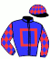 casaque portée par Lebouc Hug. jockey du cheval de course CANNELLO, information pmu ZETURF