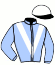 casaque portée par Chevillard T. jockey du cheval de course ILIGAN, information pmu ZETURF