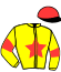 casaque portée par Blainville T. jockey du cheval de course SPECIAL DU ROCHER, information pmu ZETURF
