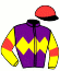 casaque portée par Beaurain T. jockey du cheval de course FONTANNES, information pmu ZETURF
