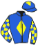 casaque portée par Reveley J. jockey du cheval de course ROI MAGE, information pmu ZETURF casaque portée par Reveley J. jockey du cheval de course ROI MAGE, information pmu ZETURF