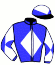casaque portée par Bourgeais B. jockey du cheval de course AEDESIA, information pmu ZETURF