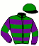 casaque portée par Hayeres Fouchard Mme L. jockey du cheval de course NICKLAND, information pmu ZETURF