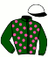 casaque portée par Zuliani L. jockey du cheval de course DAFFODIL ROSE, information pmu ZETURF